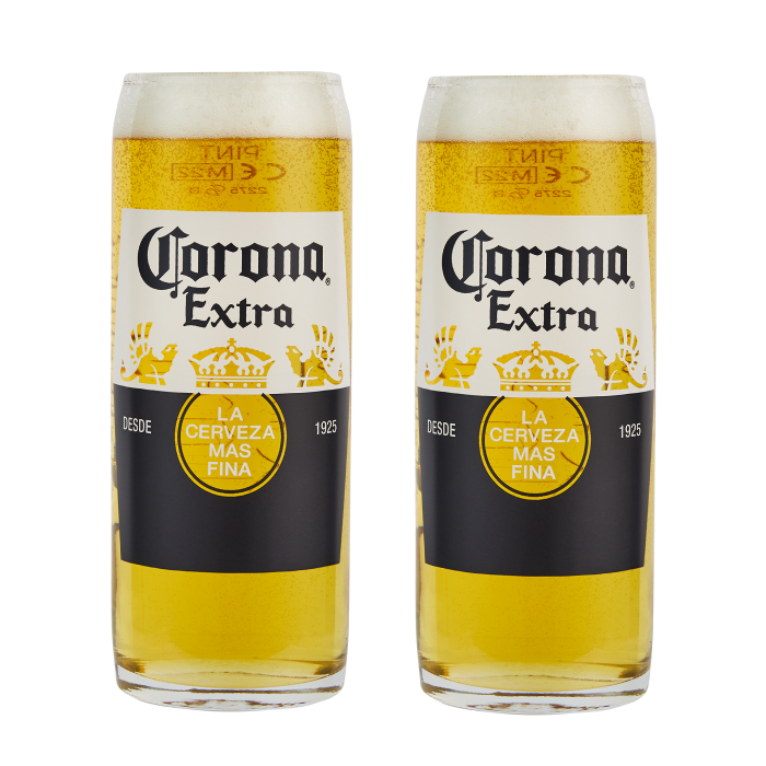 Corona Pint Glass Pack